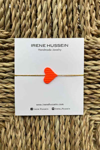 MAKRAMEE BRACELET "NEON HEART"