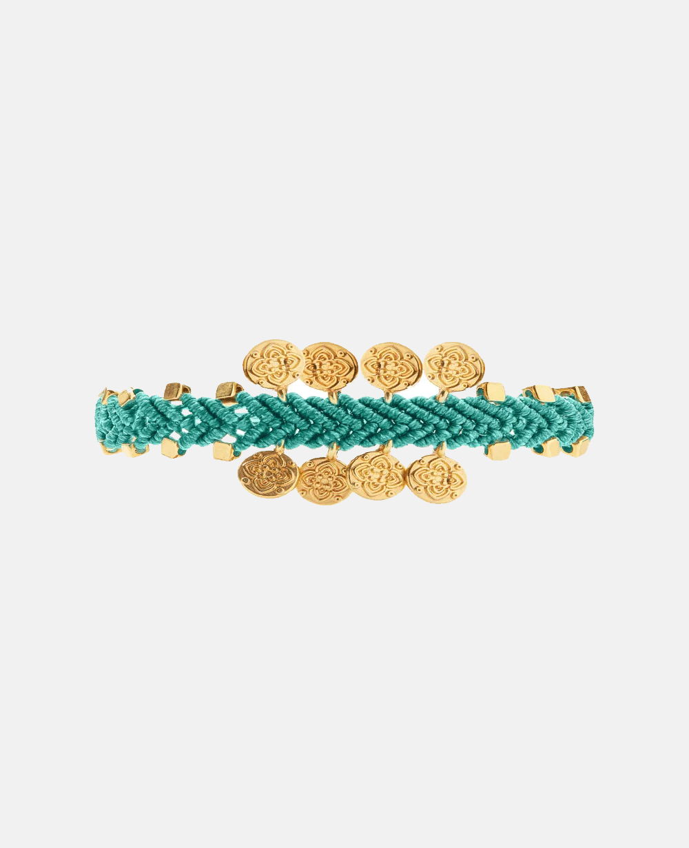 COINS MAKRAMEE BRACELET