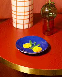 PLATE "LEMON" MULTICOLOR