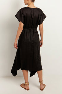 KIMONO LINEN DRESS "ELINA"