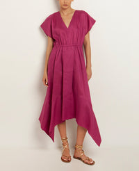 KIMONO LINEN DRESS "ELINA"