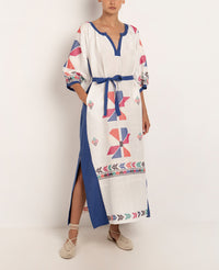 LONG LINEN DRESS "AEOLIS"