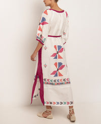 LONG LINEN DRESS "AEOLIS"