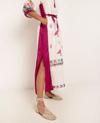 LONG LINEN DRESS "AEOLIS"
