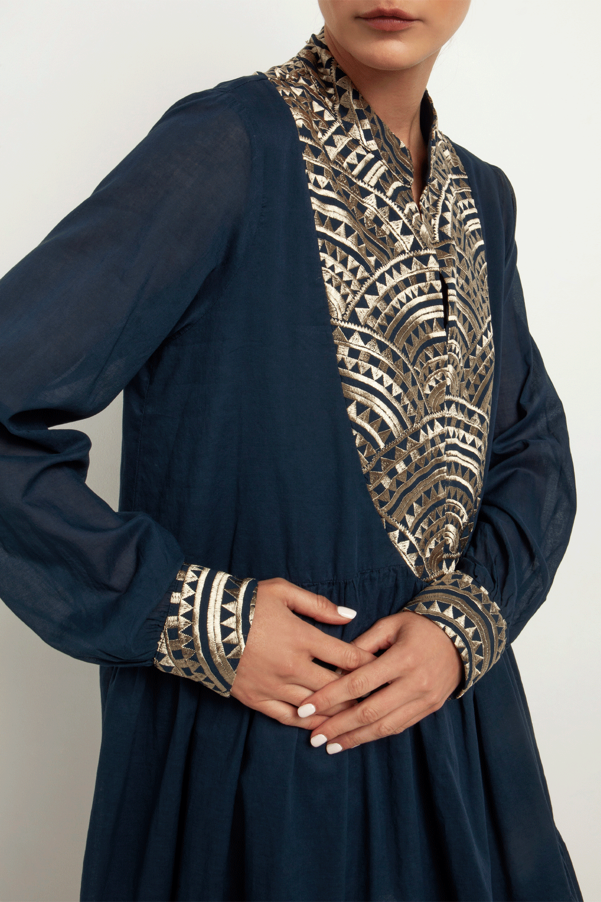 SHORT COTTON DRESS "TRIANGLE"