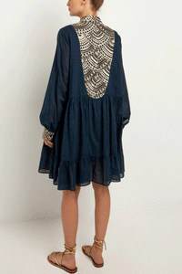 SHORT COTTON DRESS "TRIANGLE"