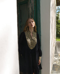 SHORT COTTON DRESS "TRIANGLE"