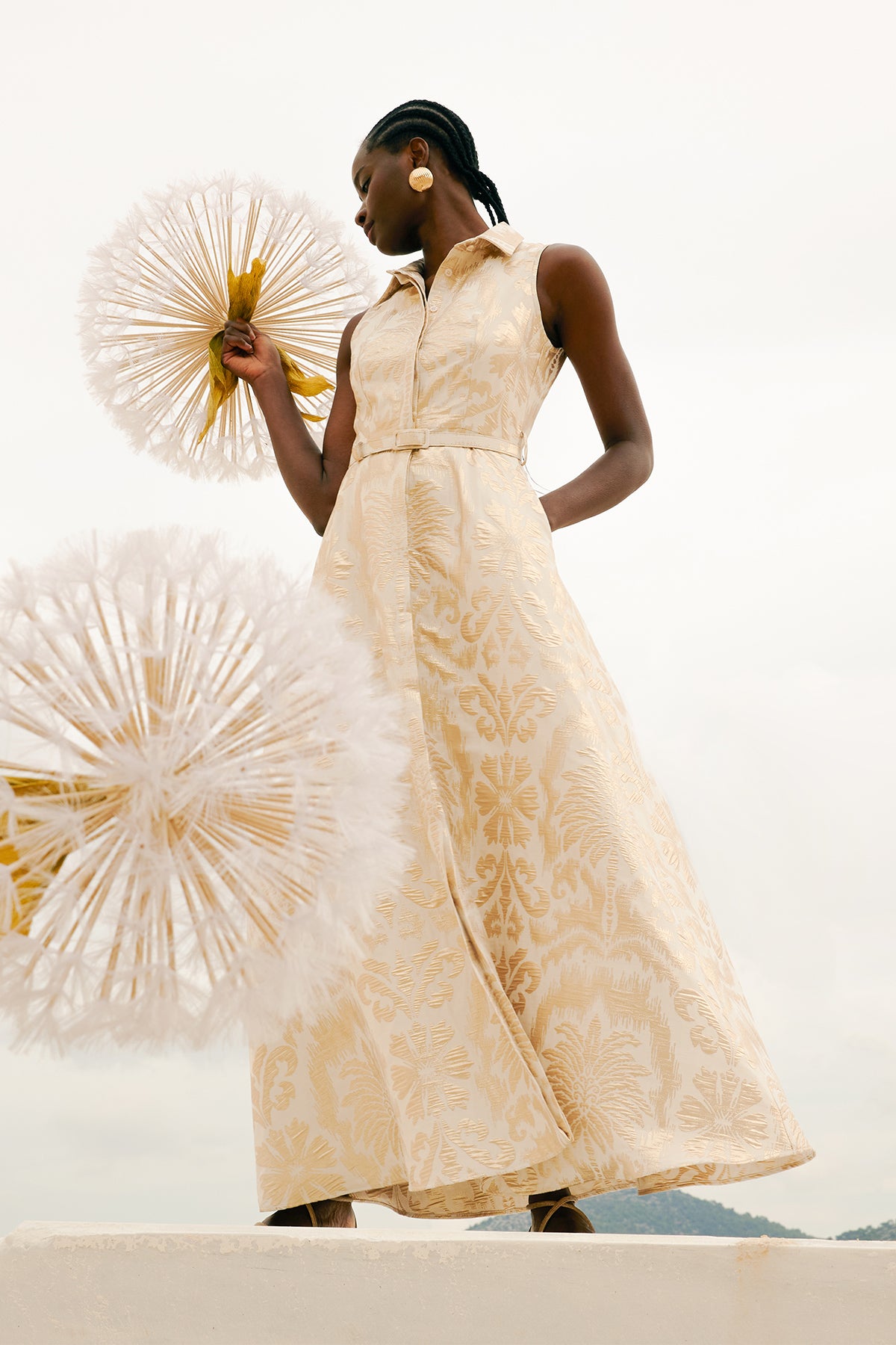 LONG SLEEVELESS DRESS "ASTYPALEA"