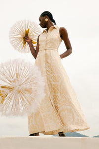 LONG SLEEVELESS DRESS "ASTYPALEA"