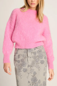 OVERSIZED MOHAIR PULLOVER "COCO" PINK
