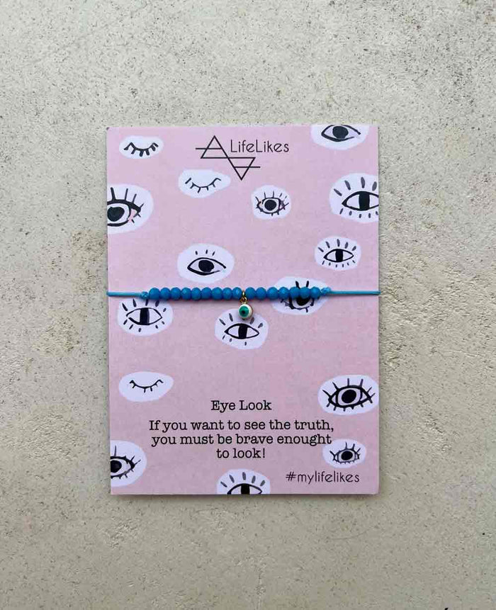 BRACELET "SPARKLING MATAKI" LIGHT BLUE