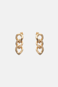 EARRING "3 LINK CHAIN" GOLD
