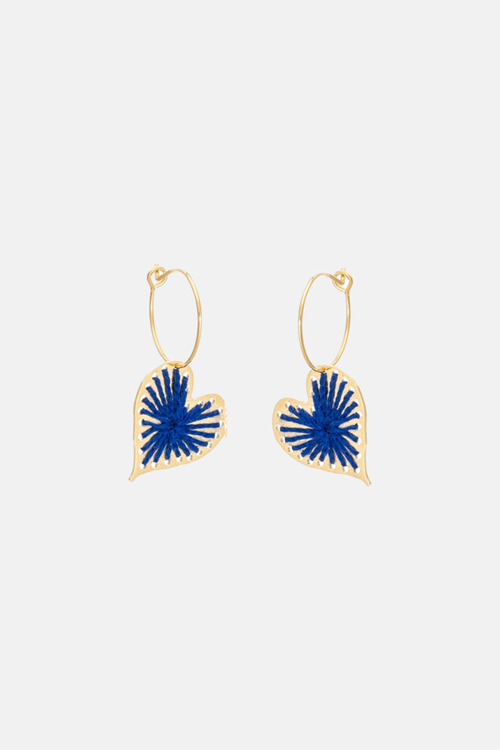 EARRINGS "AGAPI" ELECTRIC BLUE