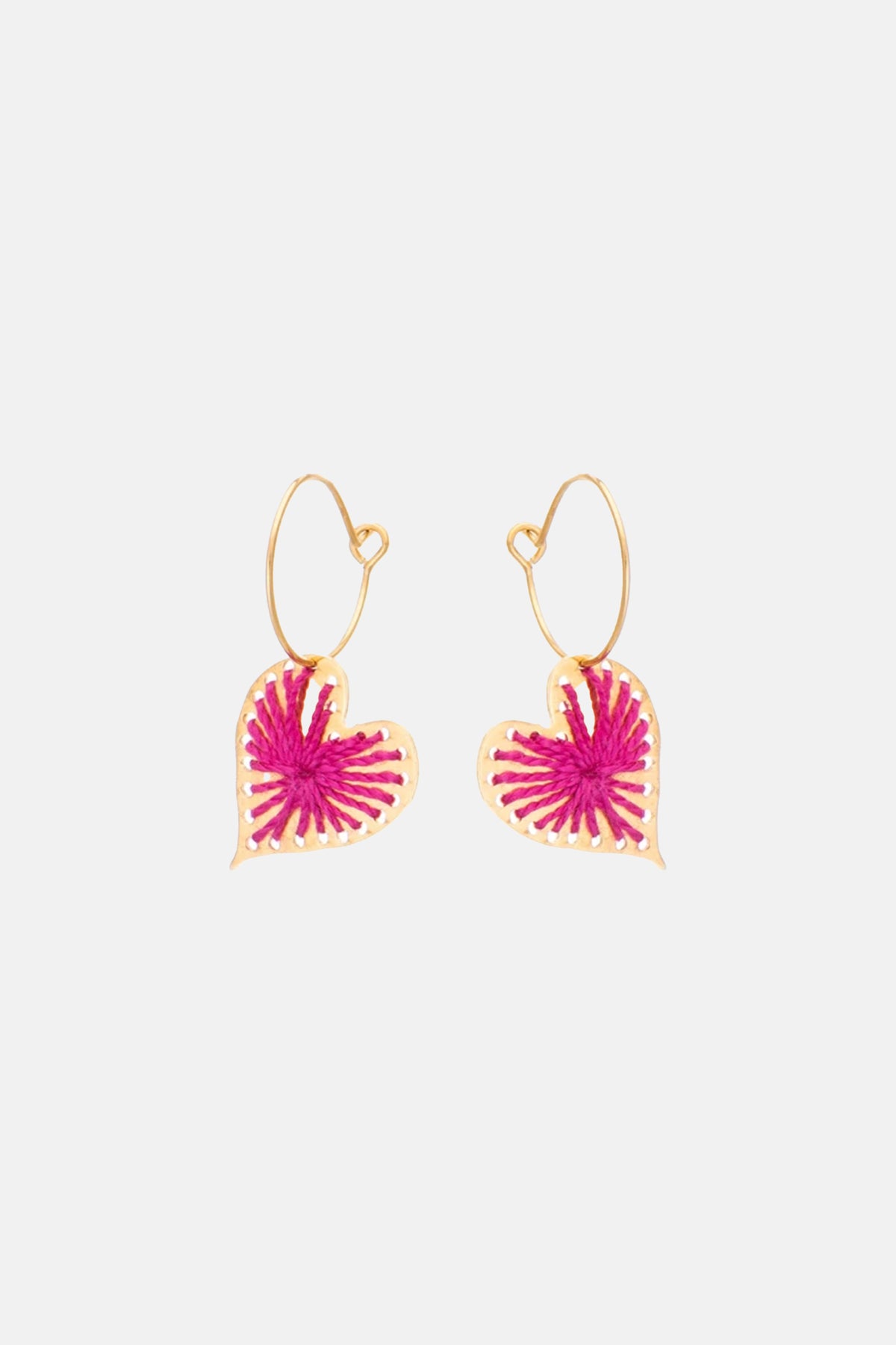 EARRINGS "AGAPI" FUCHSIA
