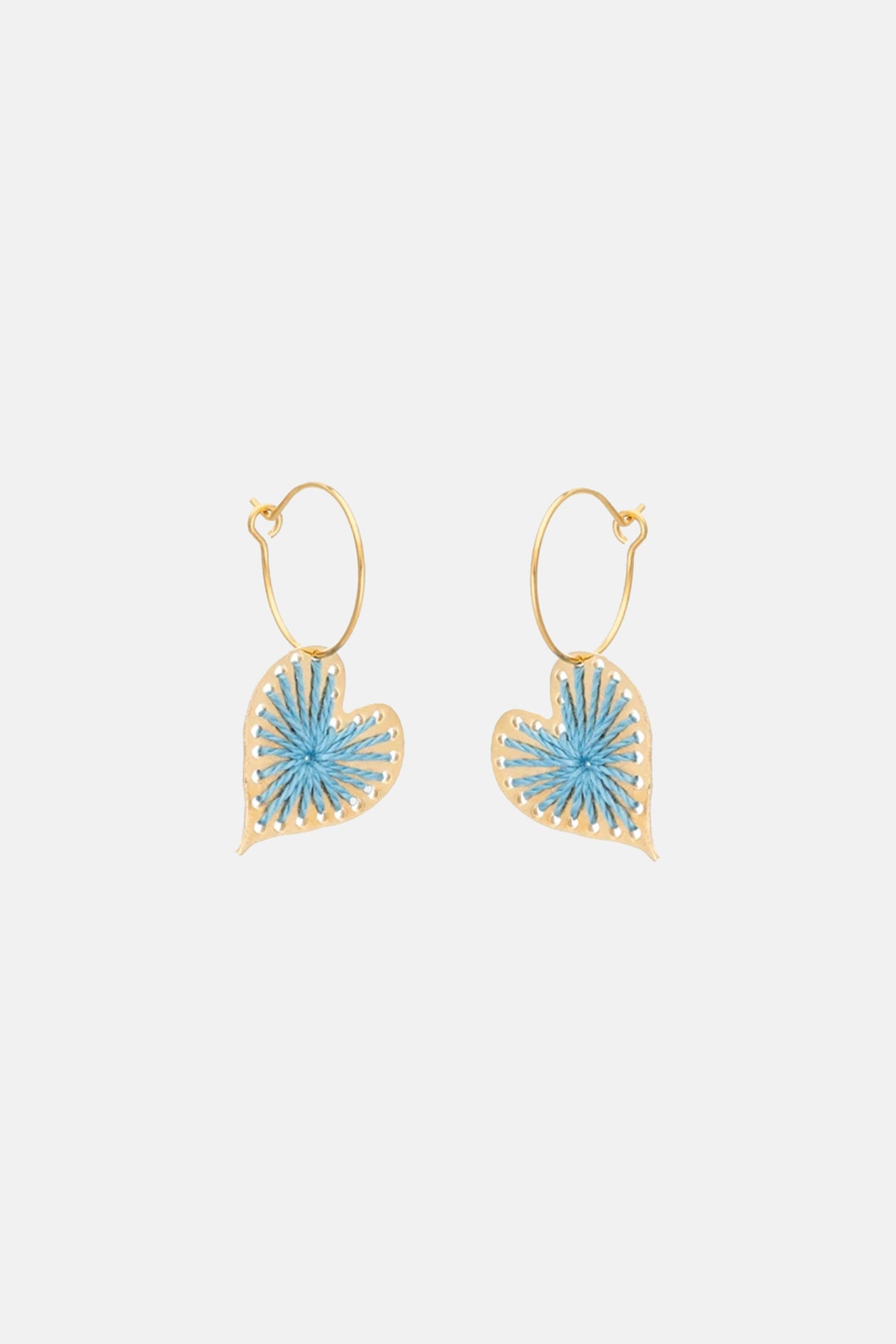 EARRINGS "AGAPI" LIGHT BLUE
