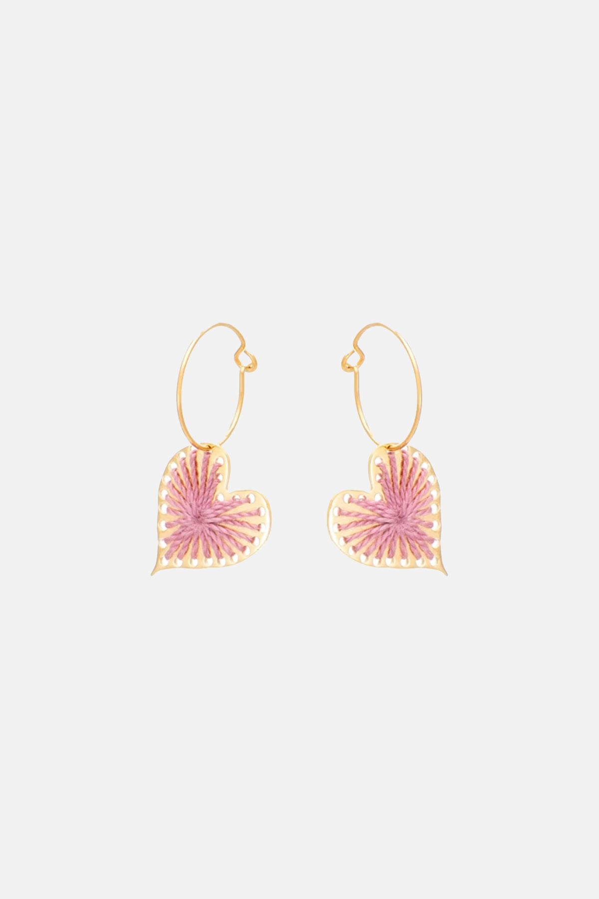 EARRINGS "AGAPI" LIGHT ROSE