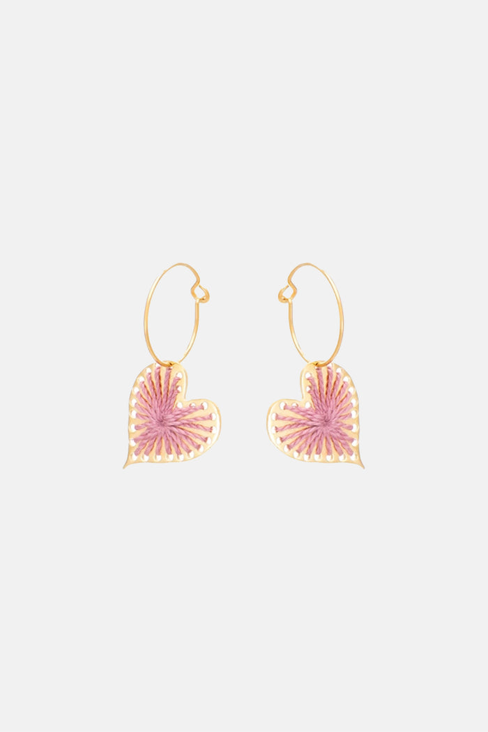 EARRINGS "AGAPI" LIGHT ROSE