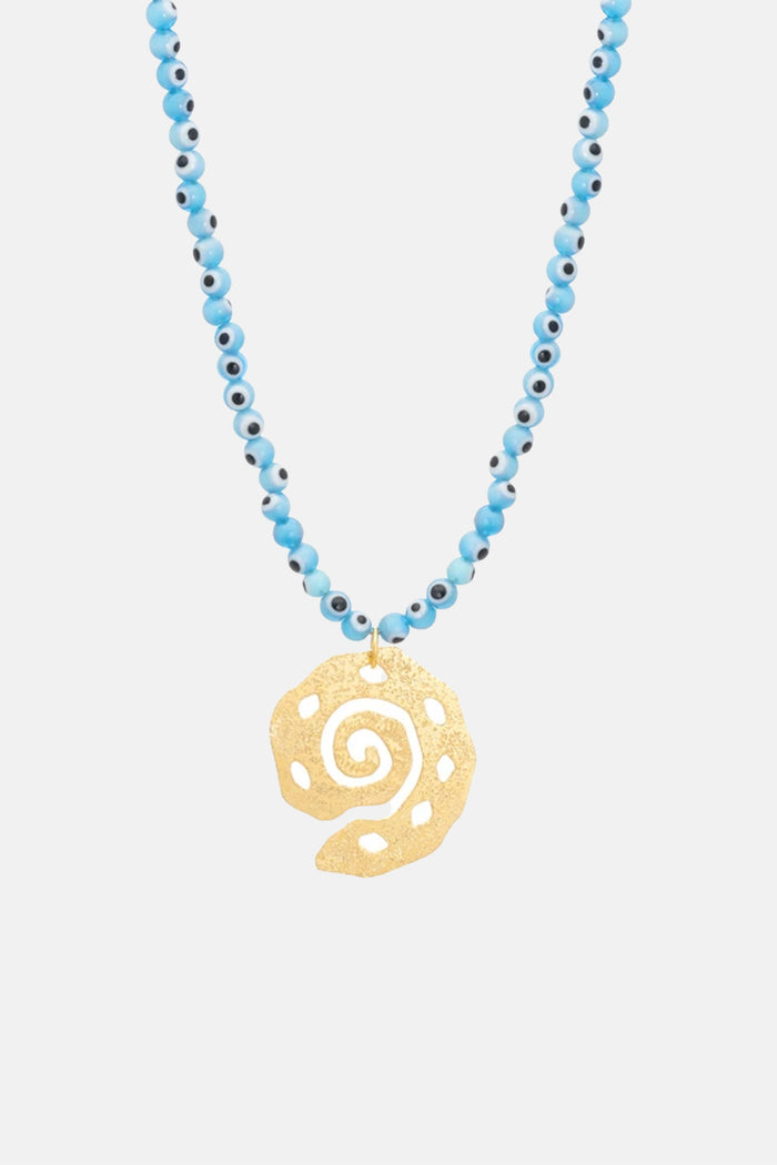 NECKLACE "KOHYLI“ TURQUOISE/GOLD