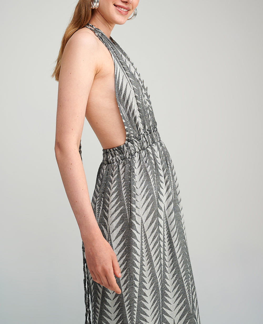 LONG NECKHOLDER DRESS "FINIKAS"