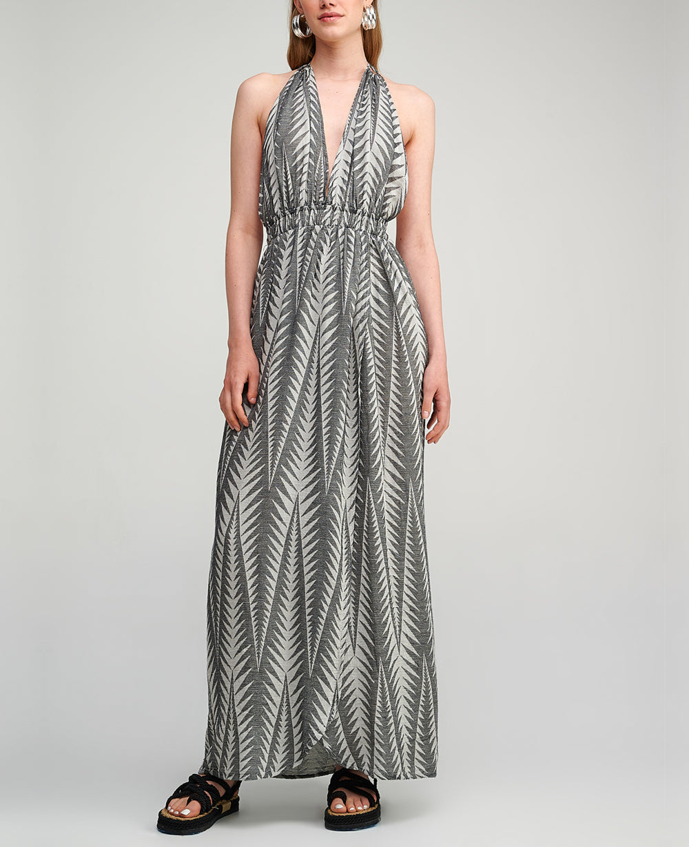 LONG NECKHOLDER DRESS "FINIKAS"