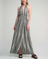 LONG NECKHOLDER DRESS "FINIKAS"