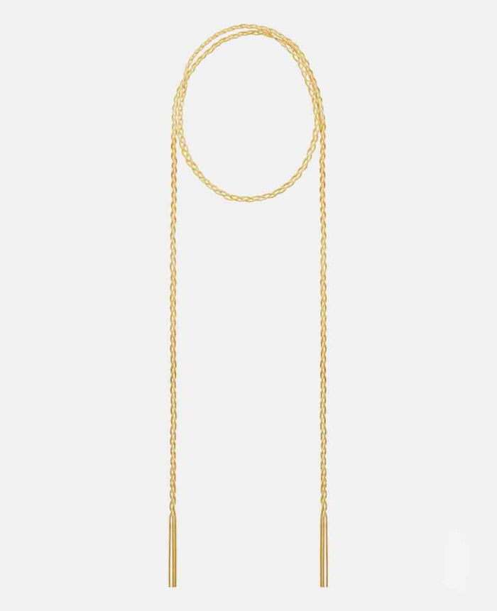 SCARF NECKLACE "LIQUID BRAID"