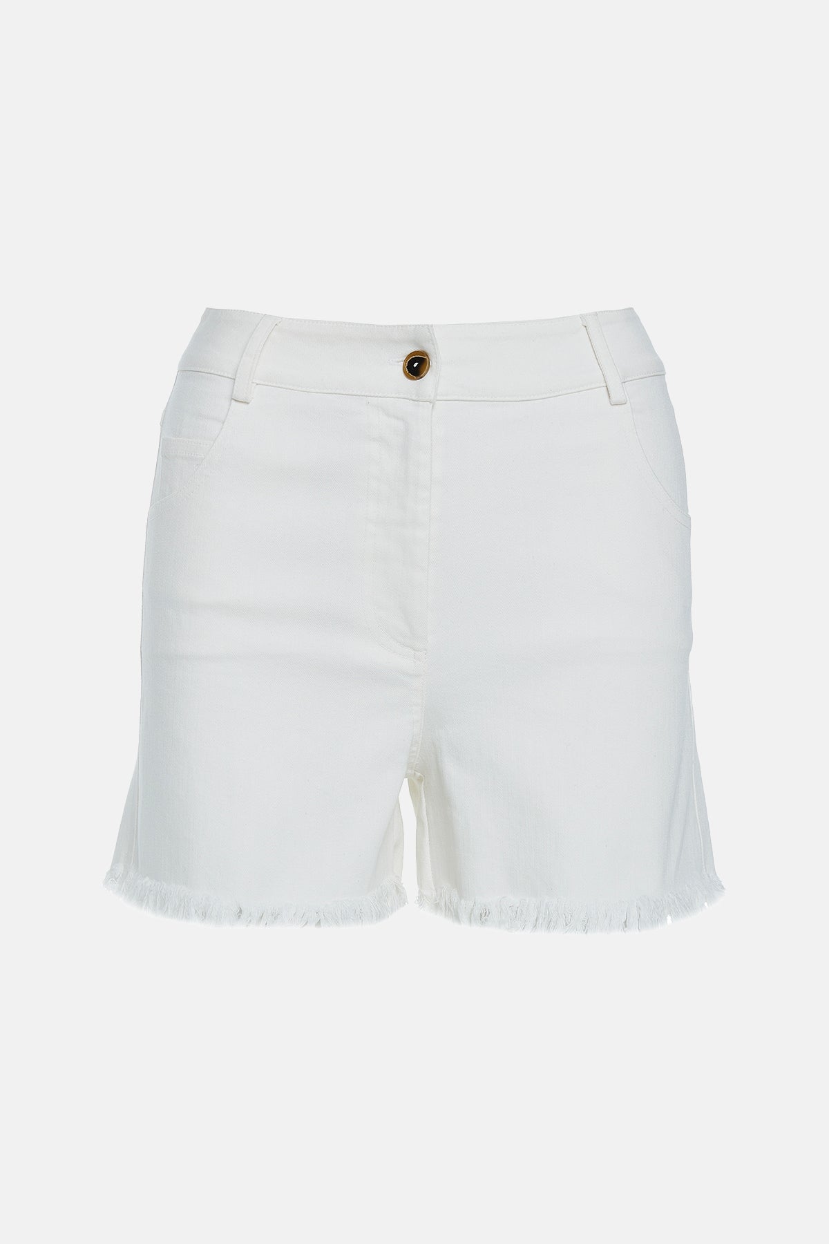 JEANS SHORTS WHITE