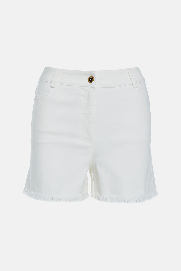 JEANS SHORTS WHITE