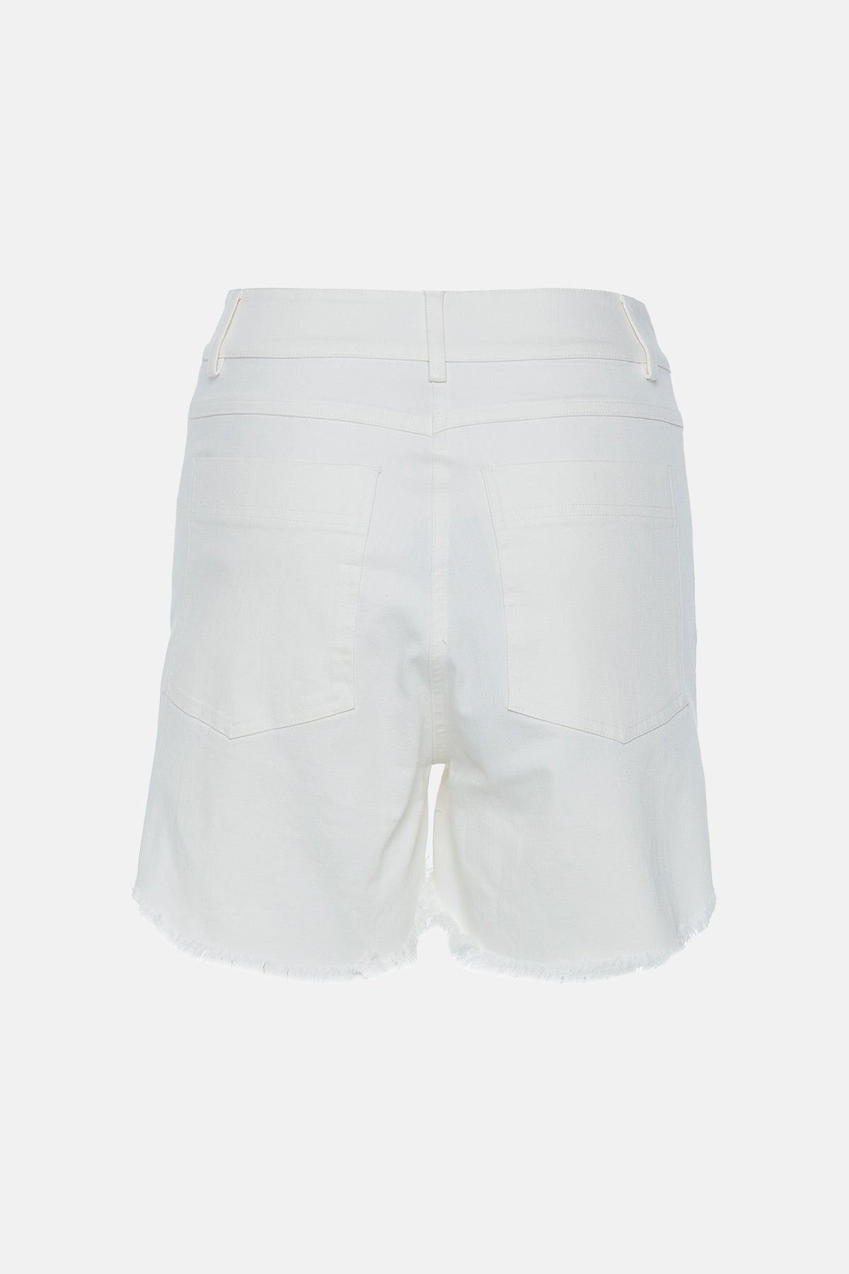 JEANS SHORTS WHITE