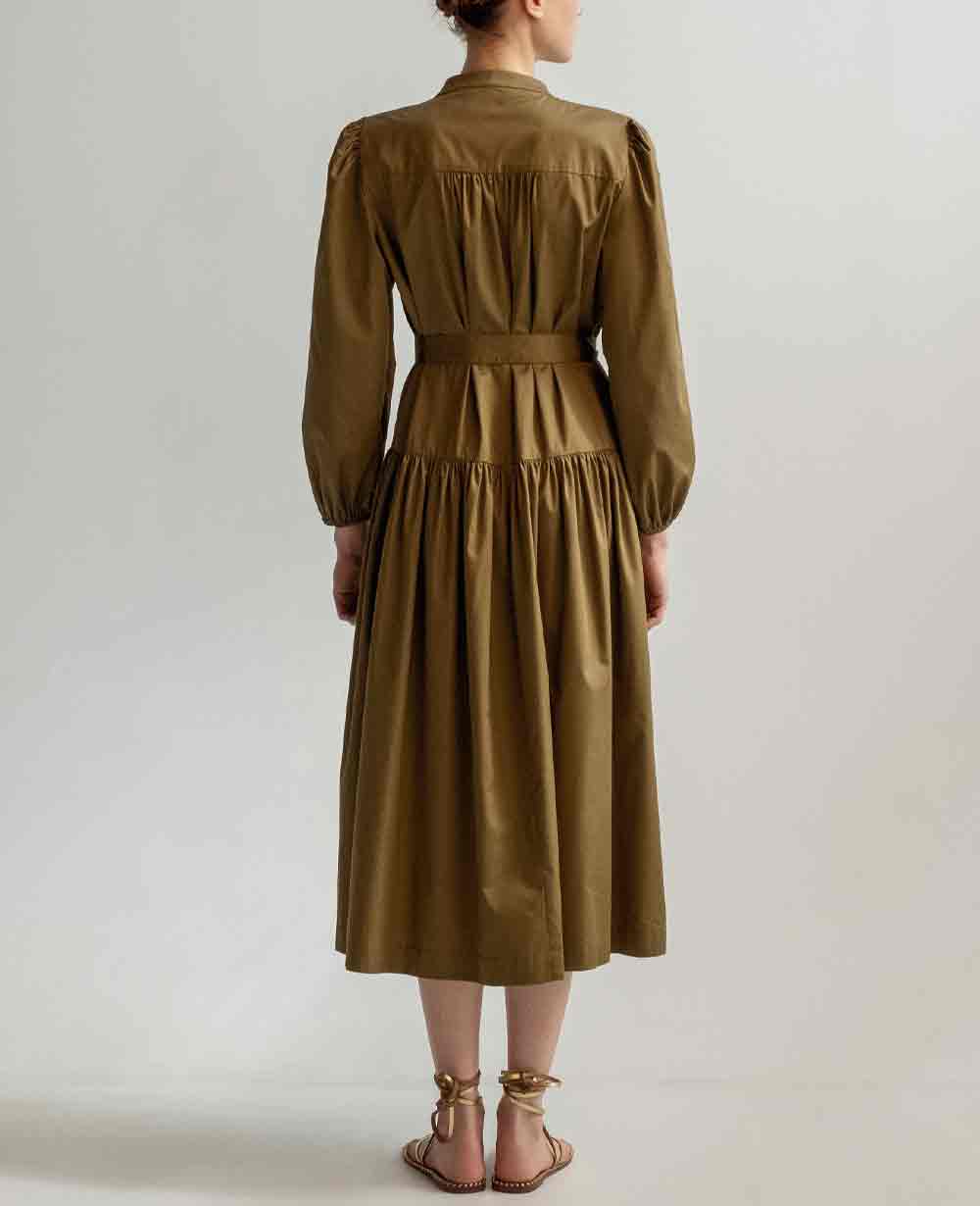 SHIRT DRESS WITH BELT "CECILIA"