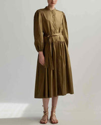 SHIRT DRESS WITH BELT "CECILIA"