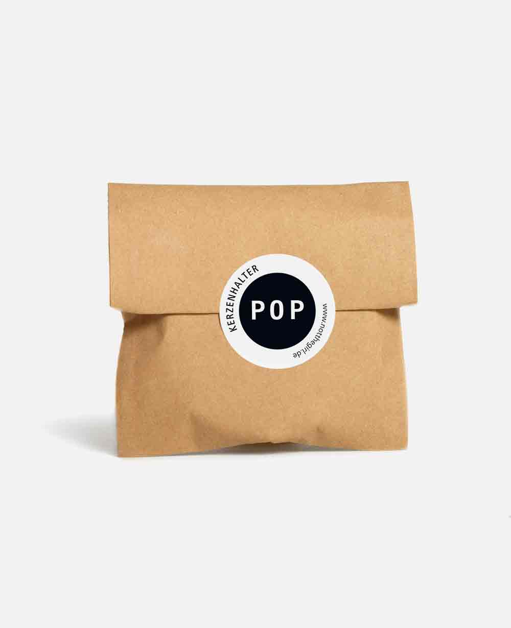 CANDLE HOLDER "POP” BLACK