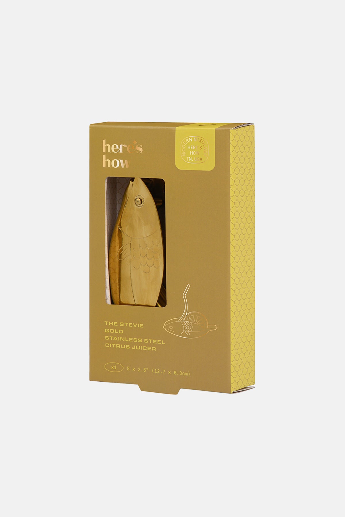 CITRUS JUICER "FISH“ GOLD