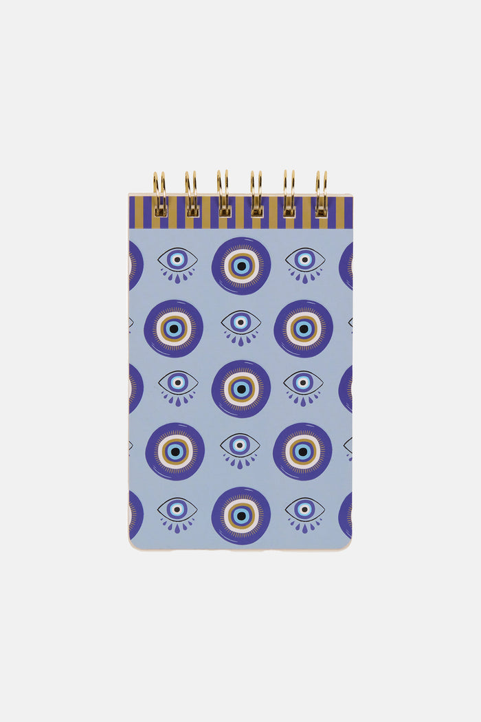 TWIN WIRE NOTEBOOK "EYE“ BLUE
