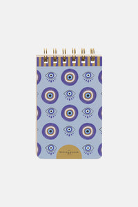 TWIN WIRE NOTEBOOK "EYE“ BLUE