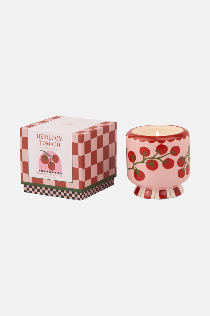 SCENTED CERAMIC CANDLE "TOMATO“ HEIRLOOM TOMATO