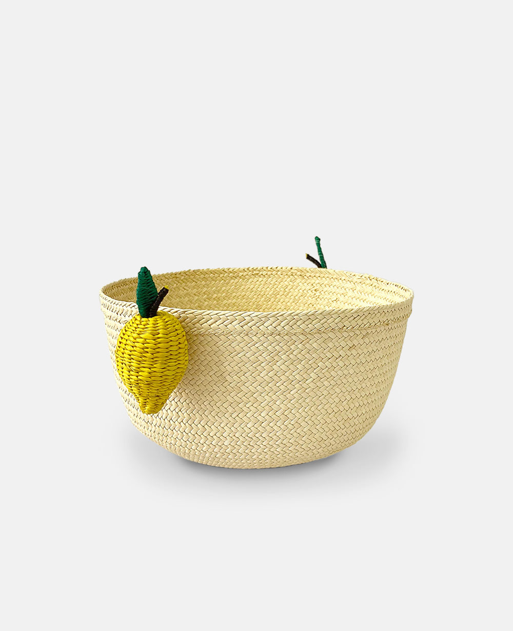 WOVEN BASKET "LEMON"