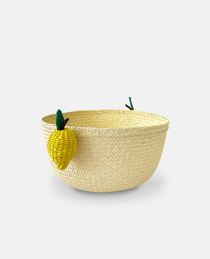 WOVEN BASKET "LEMON"