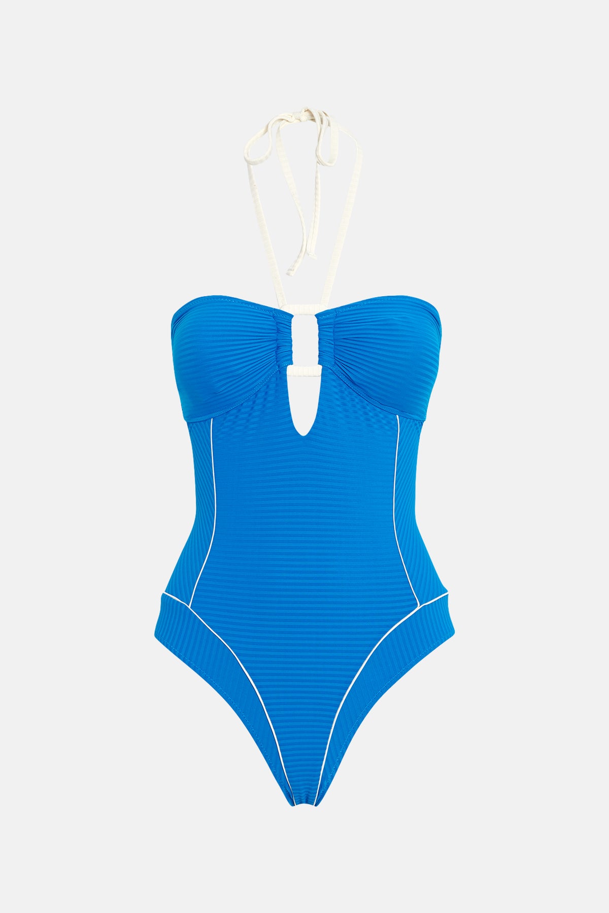 SWIMSUIT "POSITANO SONNET" BLUE/WHITE