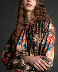 SHORT DRESS "INSECTA" MULTICOLOR