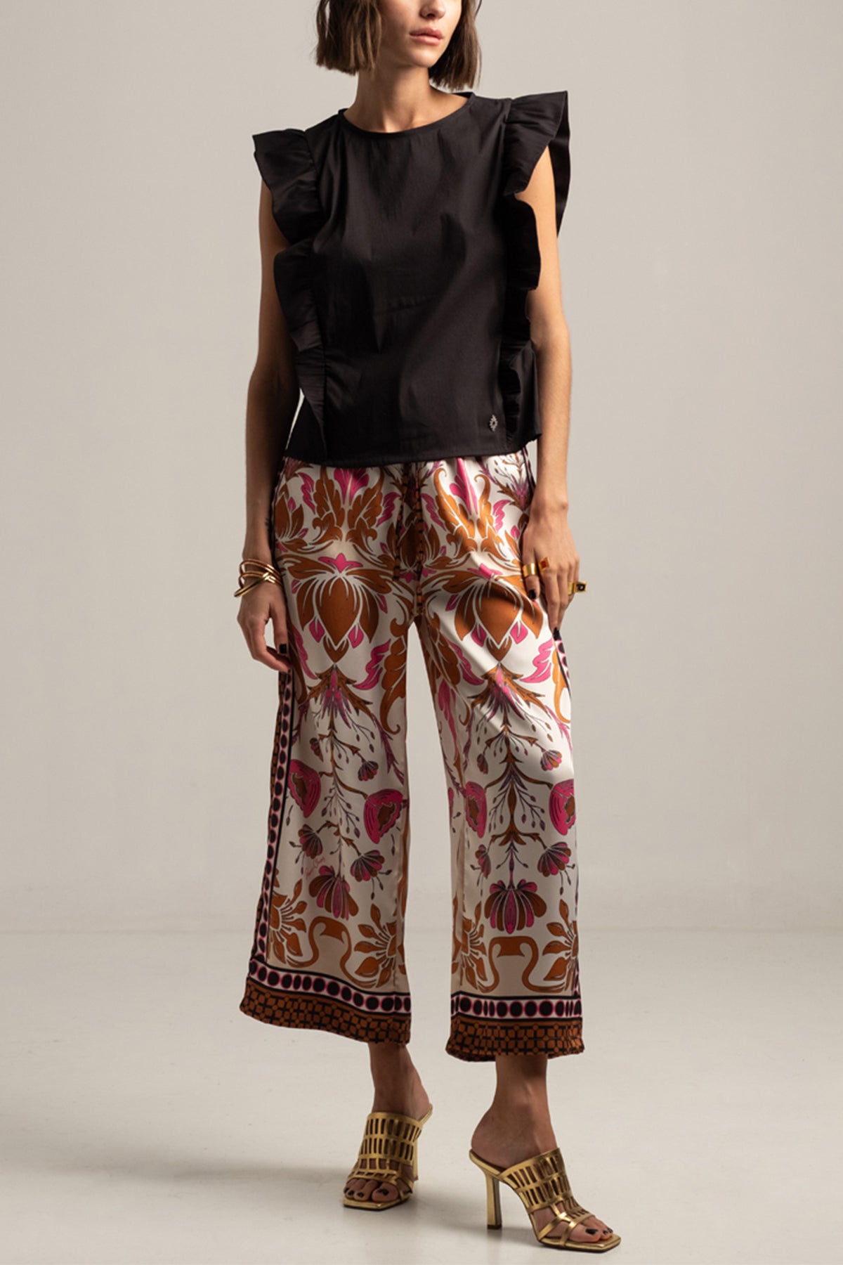 BLOUSE WITH VOLANTS "ELIX"