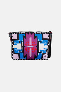 NEOPRENE POUCH "REICARNATION" MULTICOLOR