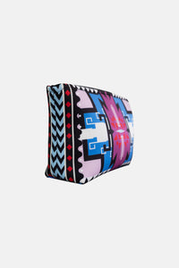 NEOPRENE POUCH "REICARNATION" MULTICOLOR