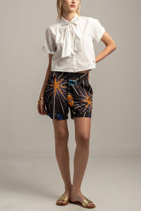 SHORTS "ASTRUM" BLACK/MULTICOLOR