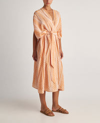 KAFTAN DRESS WITH BELT "FINIKAS"