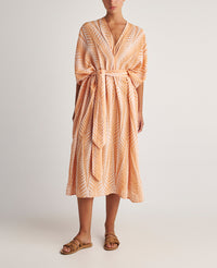 KAFTAN DRESS WITH BELT "FINIKAS"