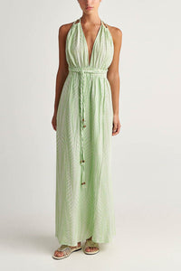 LONG NECKHOLDER DRESS "FINIKAS"