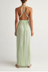 LONG NECKHOLDER DRESS "FINIKAS"