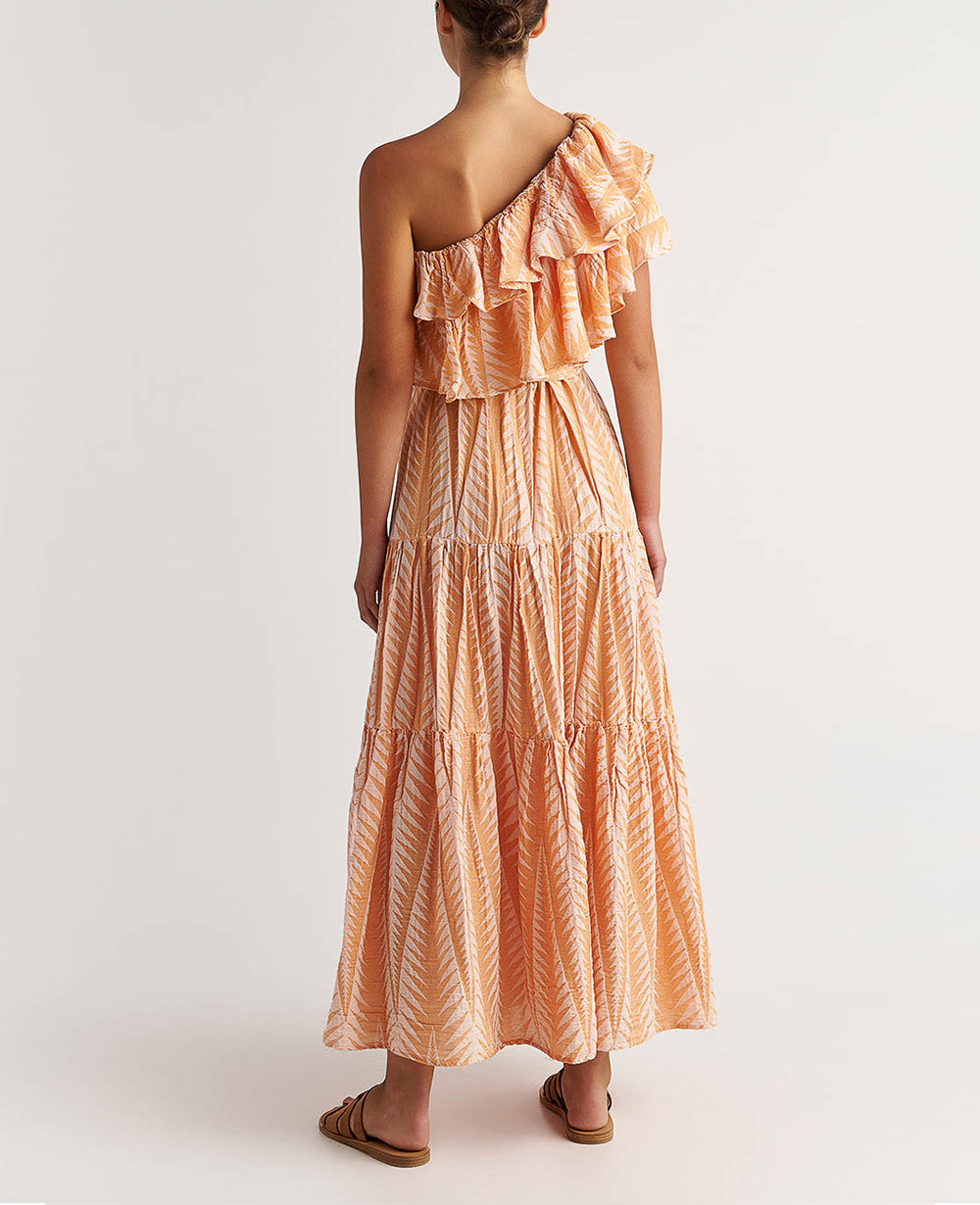 LONG ONE SHOULDER DRESS "FINIKAS"