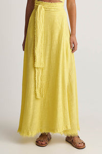 MAXI WRAP SKIRT "MALIA"